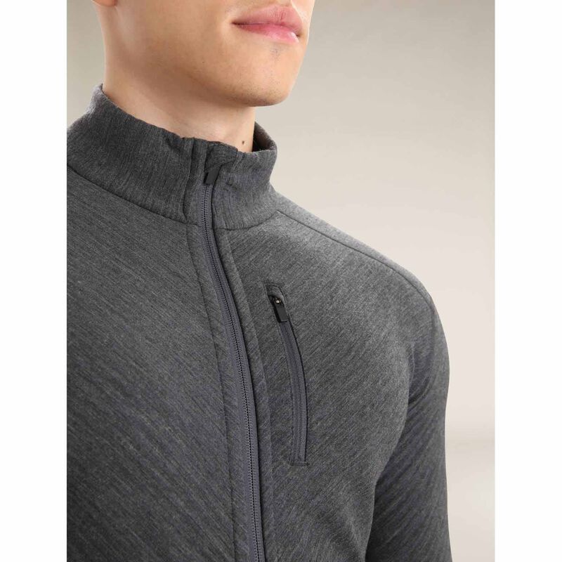Icebreaker M Merino Descender LS Zip image number 2